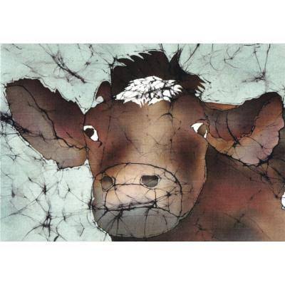 No 21 Brown Cow  Greeting Card